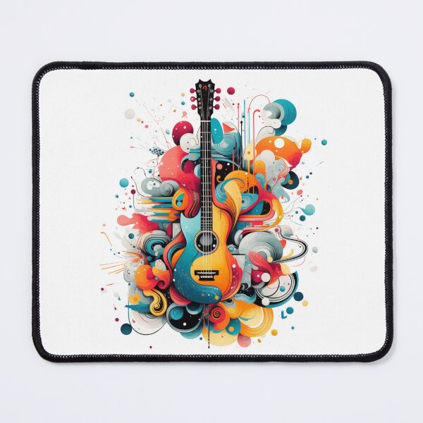 Item preview, Classic Acoustic Guitar Abstract designed and sold by ArtFromBeyond.