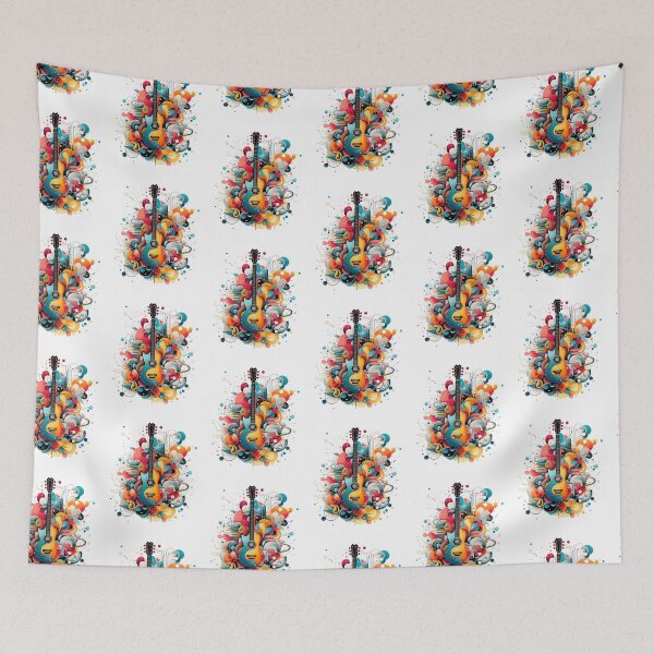 Item preview, Classic Acoustic Guitar Abstract  designed and sold by ArtFromBeyond.
