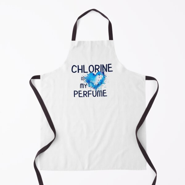 Item preview, chlorine is my perfume - Blue Aquarelle Heartbeat designed and sold by EmeraldeaArt.