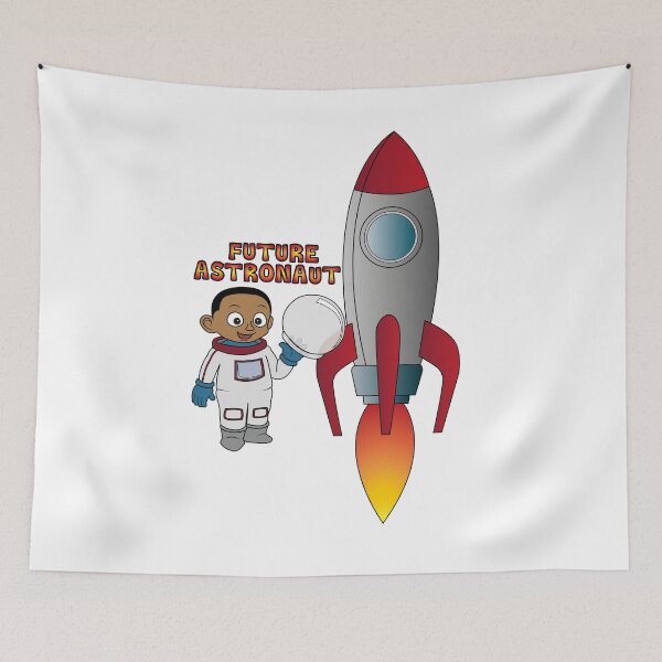 Item preview, 'Future Astronaut' with Rocket (Shaved head) designed and sold by ThingsByNin.