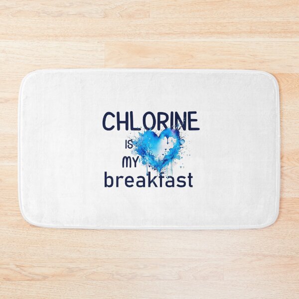Item preview, Chlorine Breakfast: A Blue Aquarelle Heartbeat designed and sold by EmeraldeaArt.