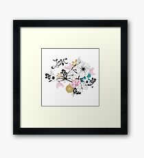 Japanese flowers Framed Print