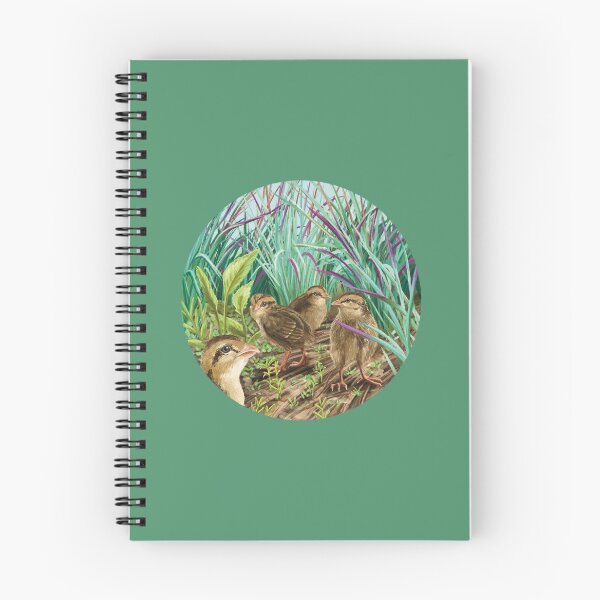 Item preview, Fledgling Baby Northern Bobwhite Quail Walking Through Tall Grass designed and sold by Nick Garnhart.
