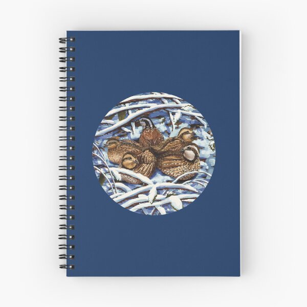 Item preview, Covey of Northern Bobwhite Quail Hiding in a Bramble Bush in Winter designed and sold by Nick Garnhart.