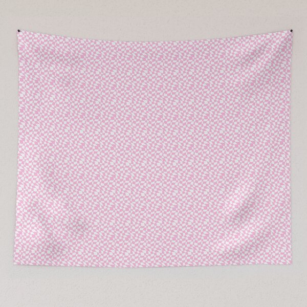 Item preview, Retro Pink and White Chessboard Print  designed and sold by TheLilyPod.
