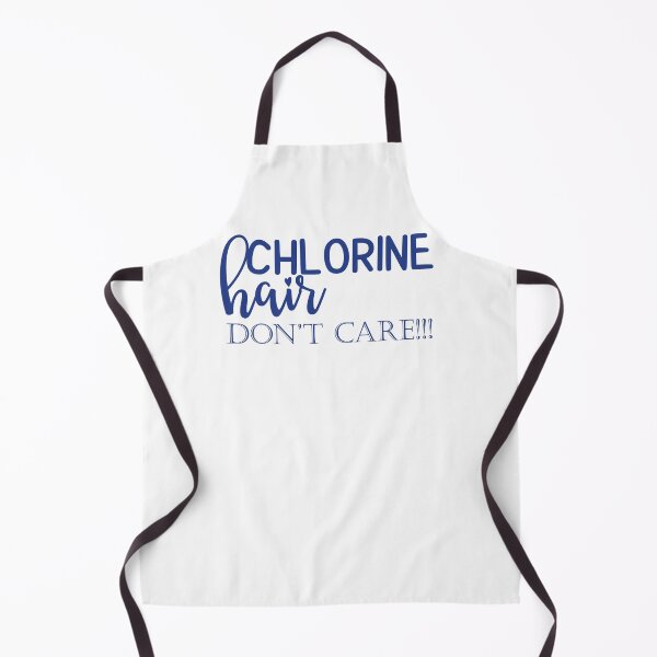 Item preview, chlorine hair dont care - simple blue text design designed and sold by EmeraldeaArt.