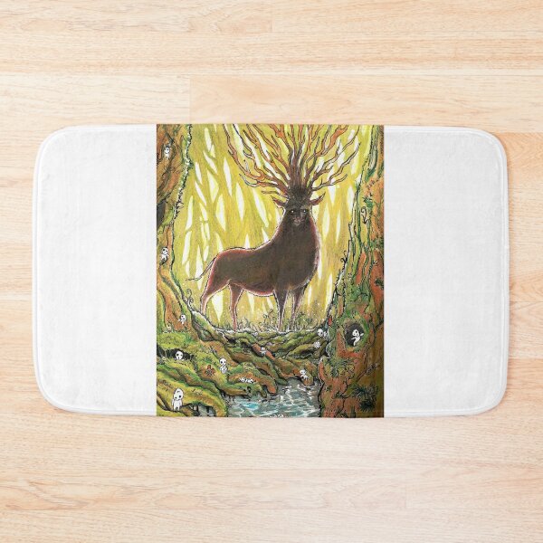 Item preview, Princess Mononoke forest spirit with pencils designed and sold by Inkhov Art.