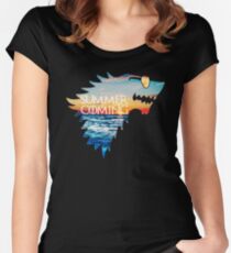 SUMMER IS COMING Women's Fitted Scoop T-Shirt