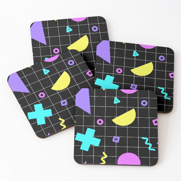 Item preview, 90s Neon Shapes Pattern designed and sold by Booshort.