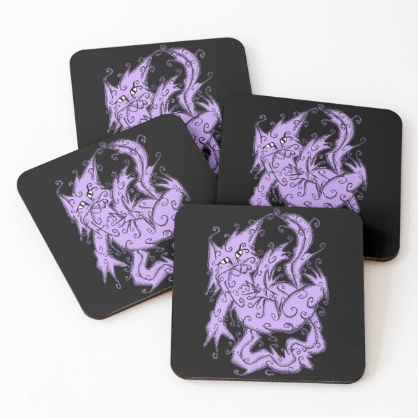 Item preview, purple cat floating designed and sold by Cyberomiz.