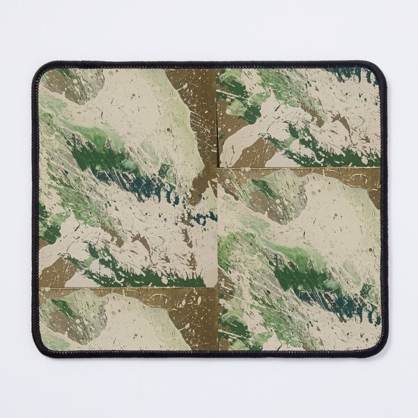 Item preview, Expensive Shit, Gold, white & green abstract painting designed and sold by IICents.