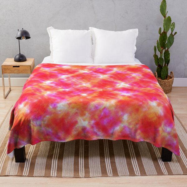 Artikelvorschau, Rosa und orangefarbenes Batikmuster entworfen und verkauft von TheCatmeow2000.