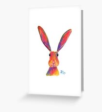 HaRe / RaBBiT PRiNTs 'ICH BIN ALLES' VON SHiRLEY MacARTHuR Grußkarte