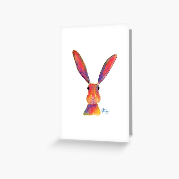 Item preview, HaRe / RaBBiT PRiNTS' I'M ALL EaRS ' By SHiRLeY MacARTHuR designed and sold by Shirley MacArthur Limited.
