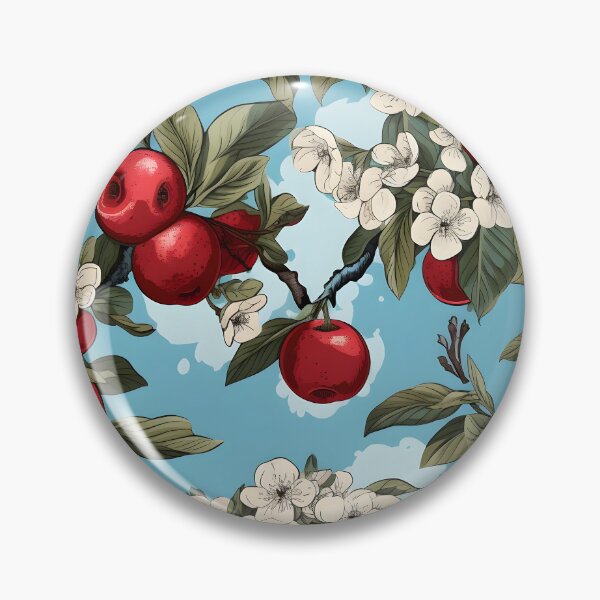 Item preview, The Harvest's Finest: A Tree of Abundant Joy—Each apple is depicted with a luscious texture and a glossy sheen, making them look irresistibly juicy and ready to be plucked from the tree designed and sold by ignasirus.