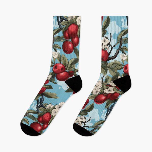 Item preview, The Harvest's Finest: A Tree of Abundant Joy—Each apple is depicted with a luscious texture and a glossy sheen, making them look irresistibly juicy and ready to be plucked from the tree designed and sold by ignasirus.