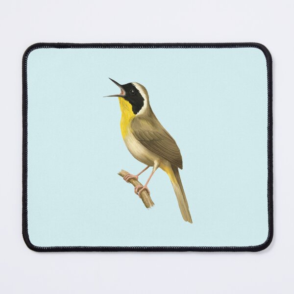 Item preview, Common Yellowthroat Warbler Singing from a Branch designed and sold by Nick Garnhart.