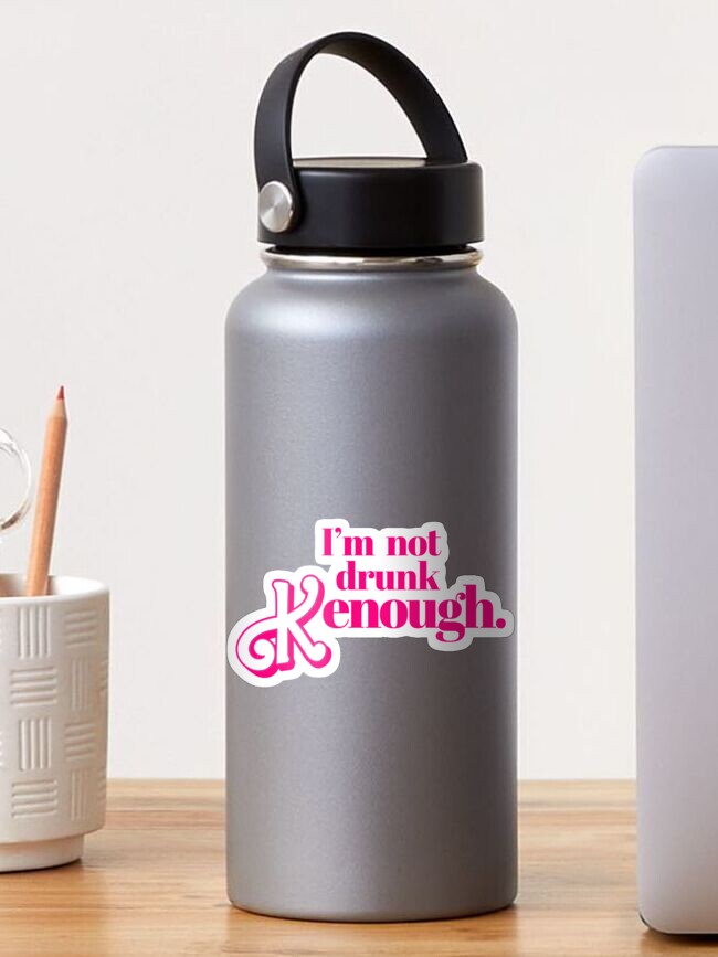 Thumbnail 1 of 3, Sticker, I'm not drunk Kenough designed and sold by partyfarty.