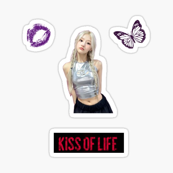 Kiss of life kpop - haneul  Sticker for Sale by Ophelia Psg