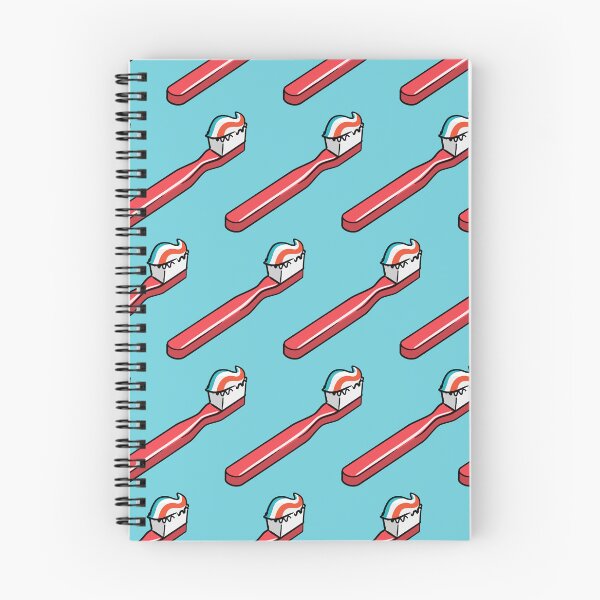 Item preview, toothbrushes - red on blue designed and sold by littlearrow.
