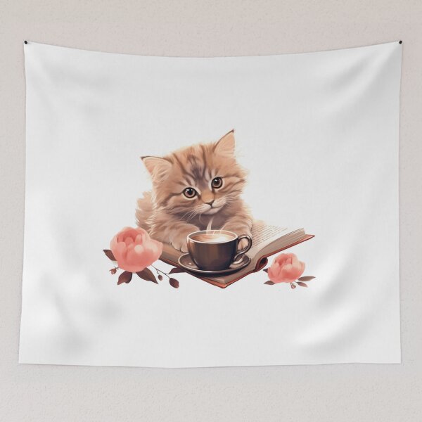 Item preview, Cats and books designed and sold by Mateusz Majcherek.