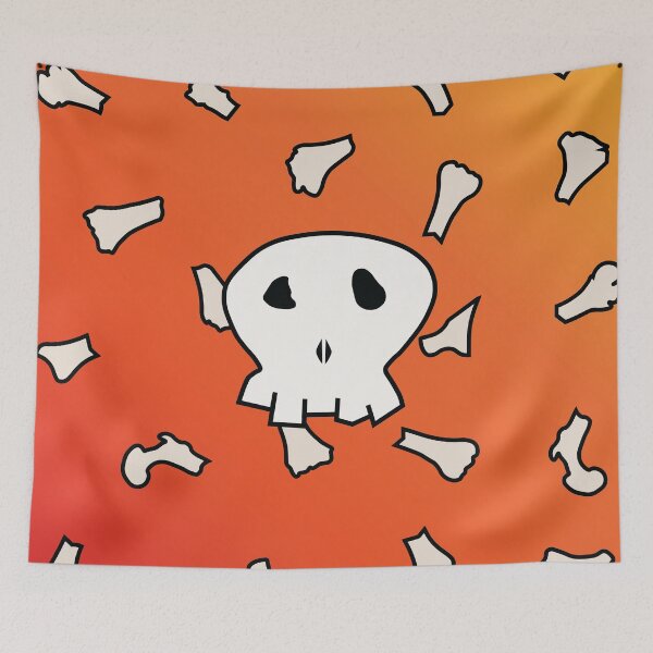 Item preview, Front Skull, Backgroung Bones designed and sold by RPMELO.