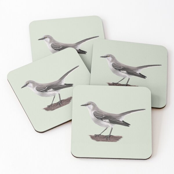 Item preview, Northern Mockingbird on a Fence designed and sold by Nick Garnhart.