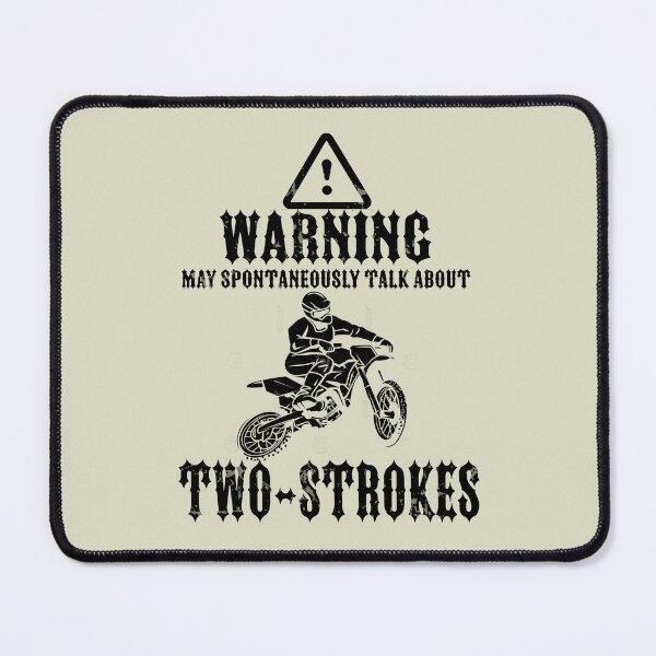 Item preview, Warning, May Spontaneously Talk About Two-Stroke Dirt Bikes 2 designed and sold by ianearthcore.