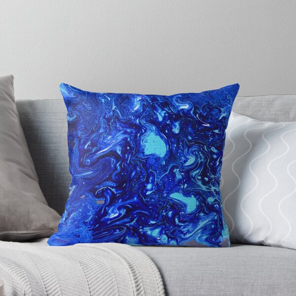 Item preview, Flowing Ocean paint pouring designed and sold by SavannaHandmade.