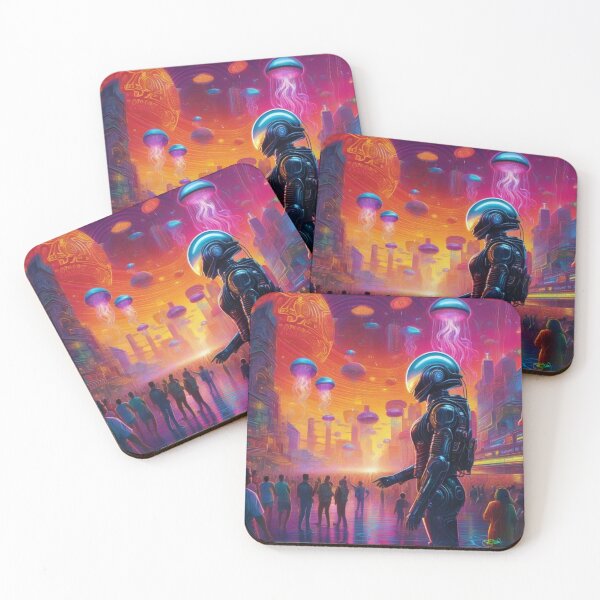 Item preview, Alien Worlds – Surreal Sci-Fi Cyborg City 14 - Grusch designed and sold by Benito Del Ray.
