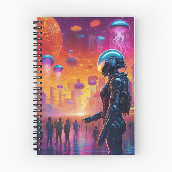Item preview, Alien Worlds – Surreal Sci-Fi Cyborg City 14 - Grusch designed and sold by Benito Del Ray.