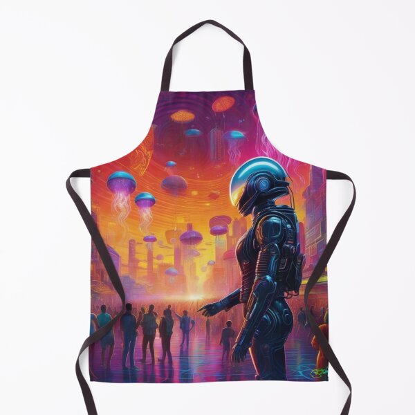 Item preview, Alien Worlds – Surreal Sci-Fi Cyborg City 14 - Grusch designed and sold by Benito Del Ray.