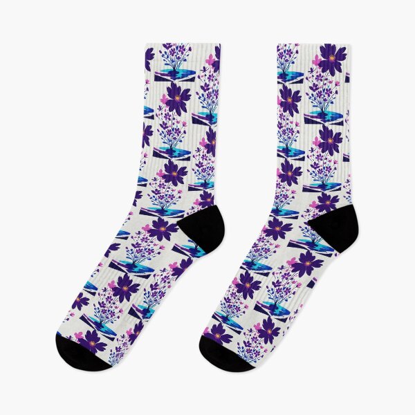 Item preview, Ramo de Flores Moradas y Azules designed and sold by Simple-Art-work.