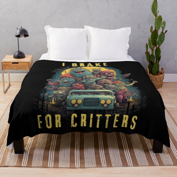 Item preview, I Brake For Critters Cute Gifts For Drivers designed and sold by Chmielayka.