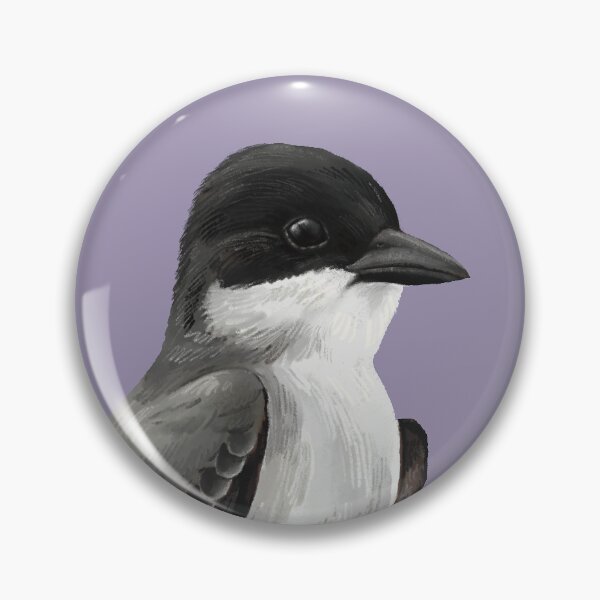 Item preview, Eastern Kingbird flycatcher on a branch designed and sold by Nick Garnhart.