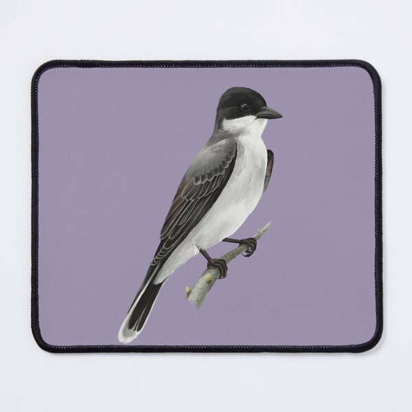 Item preview, Eastern Kingbird flycatcher on a branch designed and sold by Nick Garnhart.