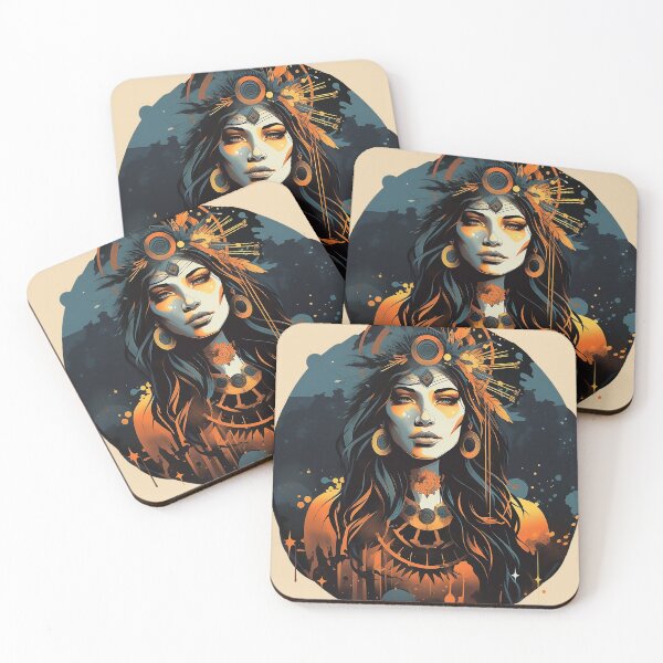 Item preview, Shaman Goddess Rising from the Spirit World designed and sold by AncientArkana.