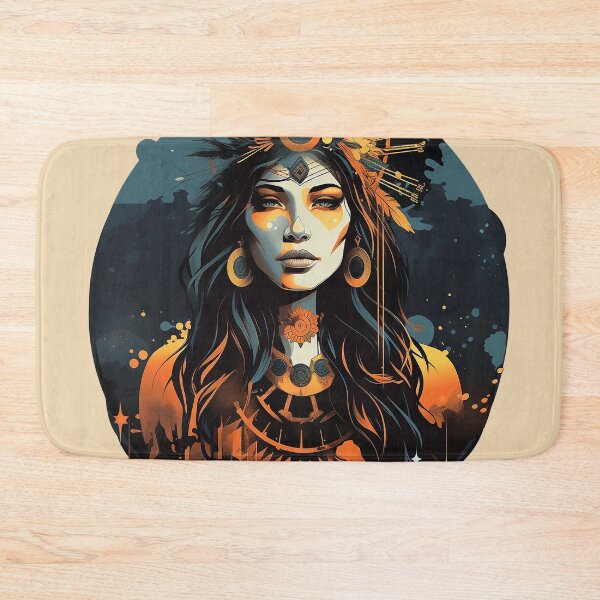 Item preview, Shaman Goddess Rising from the Spirit World designed and sold by AncientArkana.