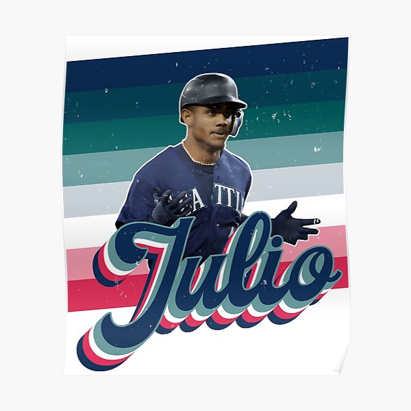 Julio Rodriguez Poster Seattle Mariners MLB Baseball Framed 