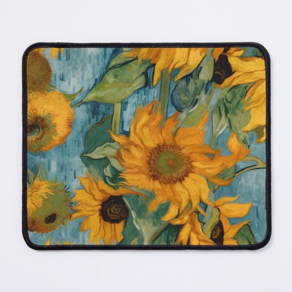 Item preview, Van Gogh Mania! (Sunflowers painted pattern) designed and sold by frikybomb.