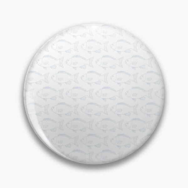Item preview, Bluefish School in Icy Blue on White designed and sold by fruttidimare.