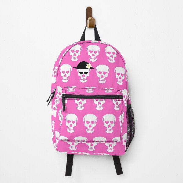Item preview, Bright Pink Skull Pattern with Standout Black Hat designed and sold by BeeBoldArt.