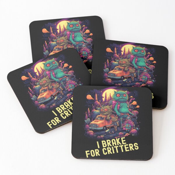 Item preview, I Brake For Critters Cute Gifts For Drivers designed and sold by Chmielayka.