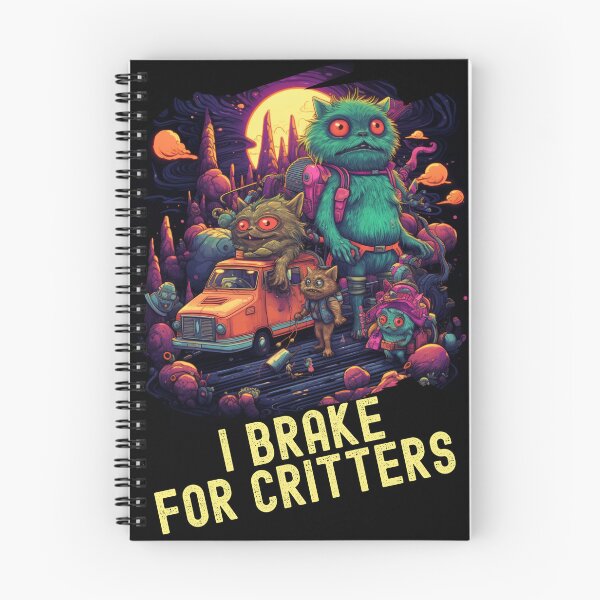 Item preview, I Brake For Critters Cute Gifts For Drivers designed and sold by Chmielayka.