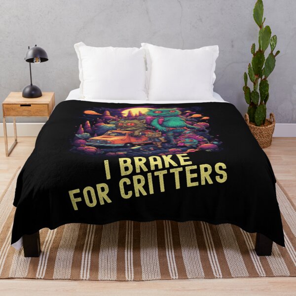 Item preview, I Brake For Critters Cute Gifts For Drivers designed and sold by Chmielayka.