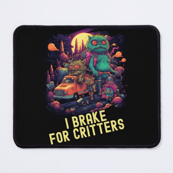 Item preview, I Brake For Critters Cute Gifts For Drivers designed and sold by Chmielayka.