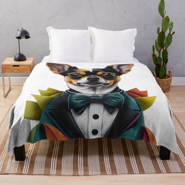 Item preview, Chihuahua in suit designed and sold by BearsAndSkulls.