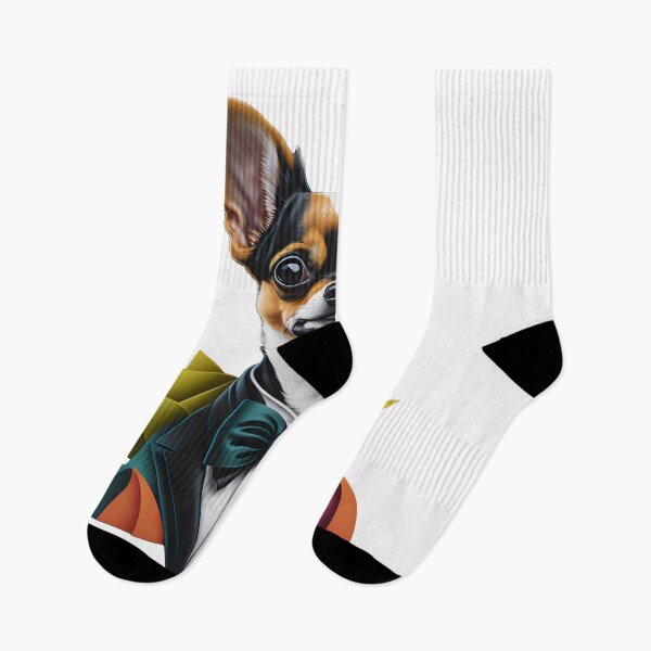 Item preview, Chihuahua in suit designed and sold by BearsAndSkulls.