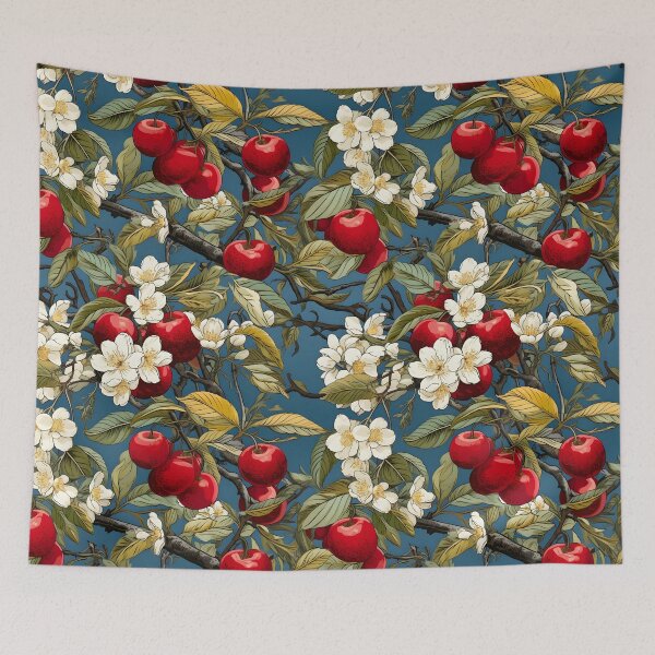 Item preview, Apple Autumn Glory—"Harvest Serenade: A Bountiful Ode to Autumn's Apple Tree Splendor " — Fall Pattern, Repetition, Tile Design, Trendy Pattern in a peaceful autumn day designed and sold by ignasirus.