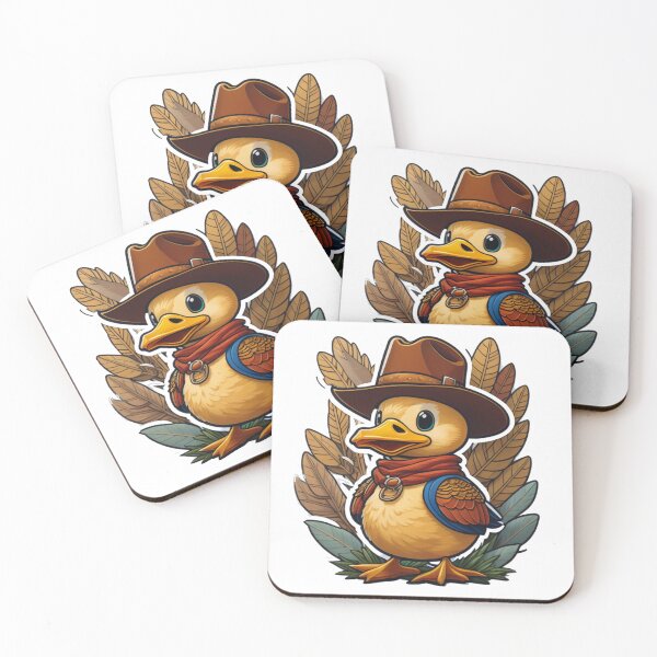 Item preview, Cowboy duck designed and sold by StickerguyYYY.